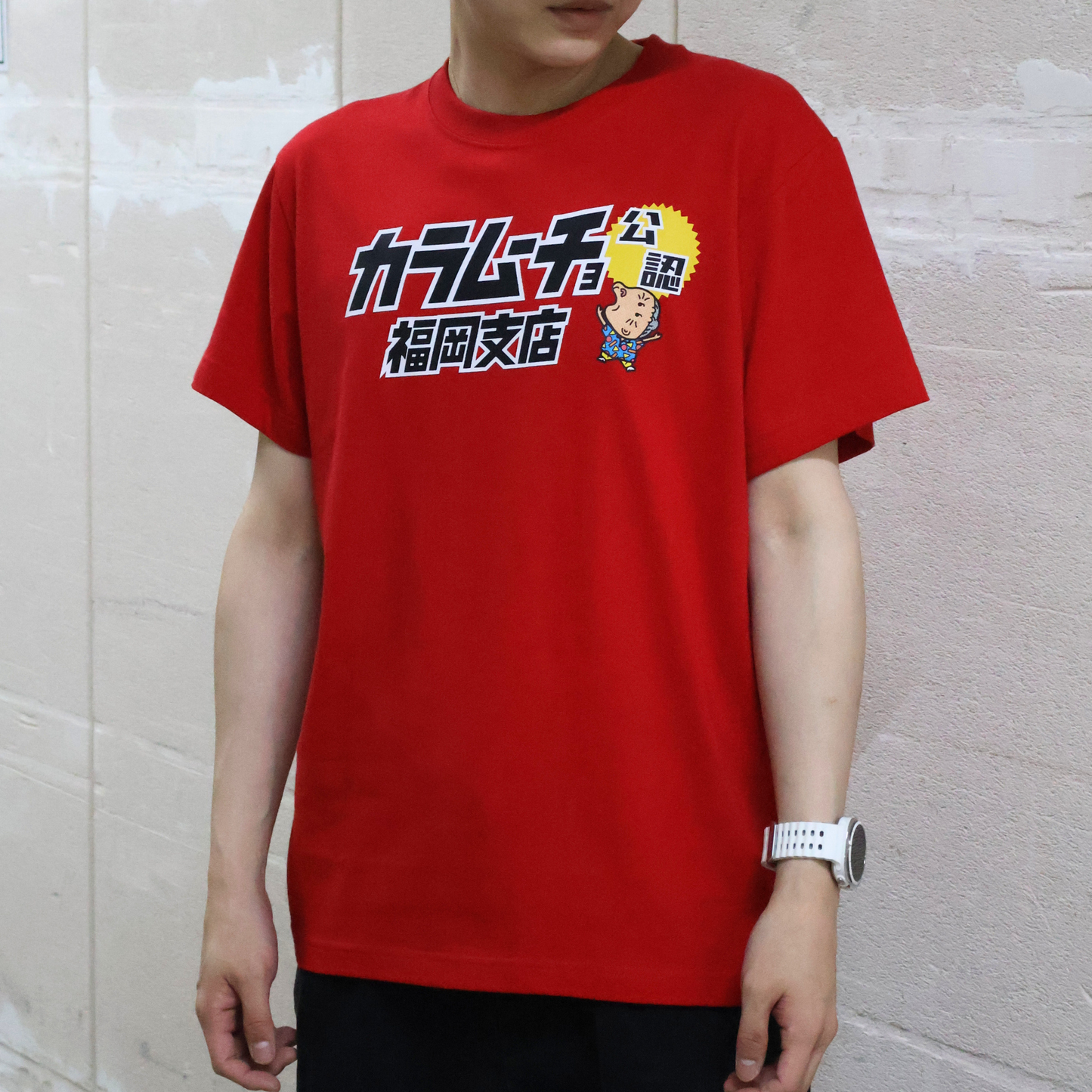 Tシャツ カラムーチョ公認福岡支店ロゴ