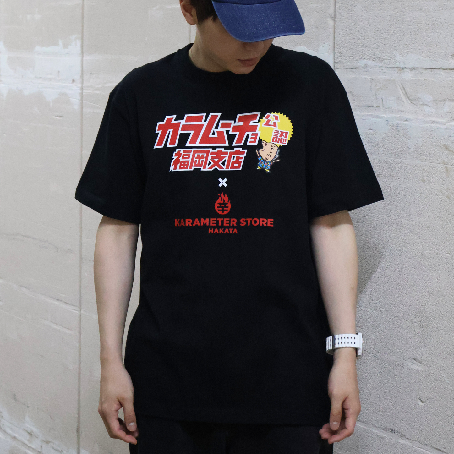 Tシャツ カラムーチョ公認福岡支店×辛メーターストアロゴ