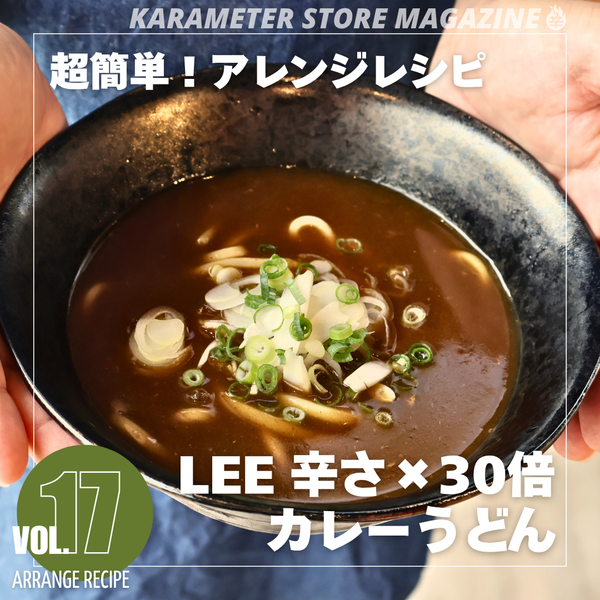 超簡単！アレンジレシピ LEE 辛さ×30倍カレーうどん