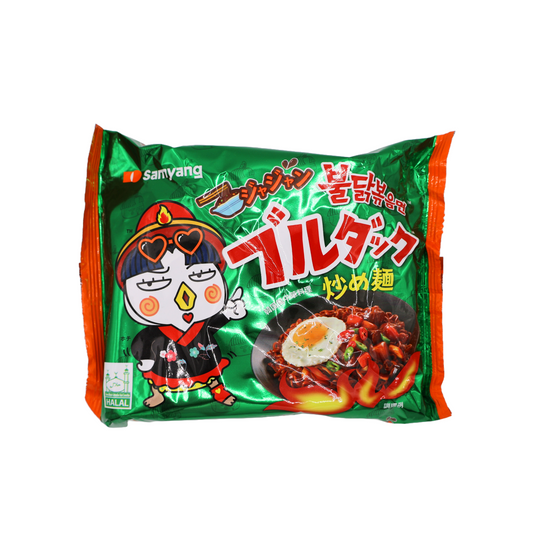 【ネコポス】ジャジャン ブルダック炒め麺(袋麺)