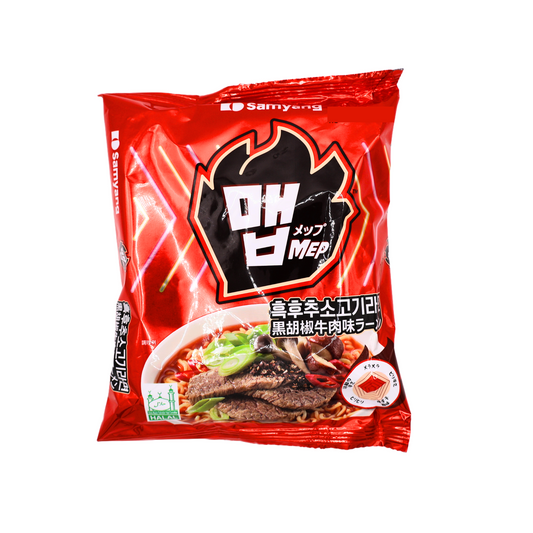 【ネコポス】メップ黒胡椒牛肉味ラーメン